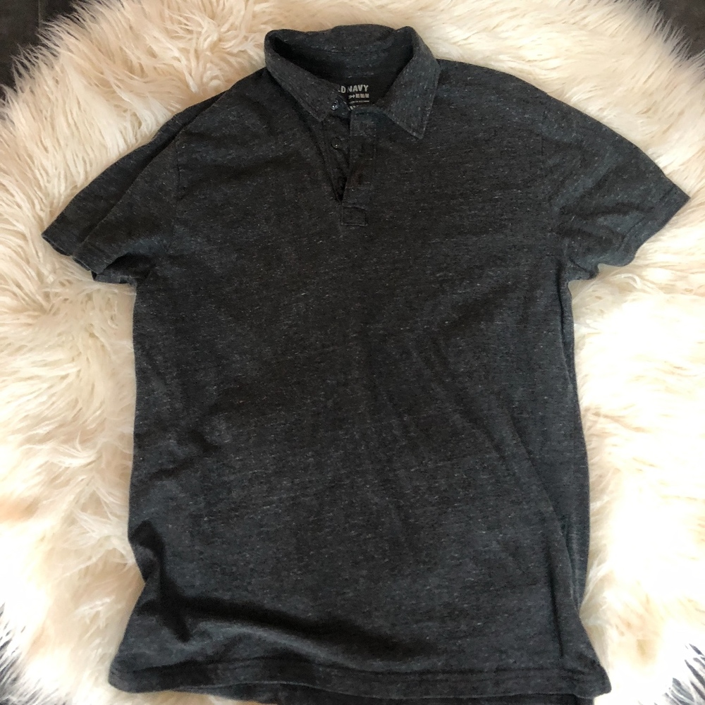 Old Navy S/S Polo Size M Gray